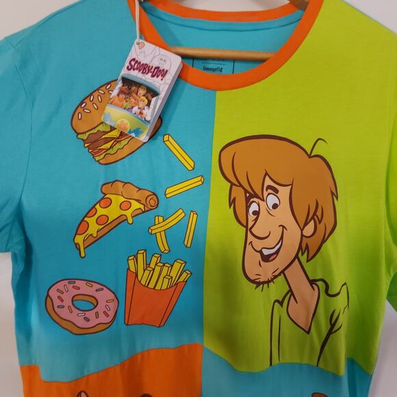 Rare Universal Studios Loungefly Scooby Doo Munchies Unisex Shirt Size Large NWT - Picture 3 of 13